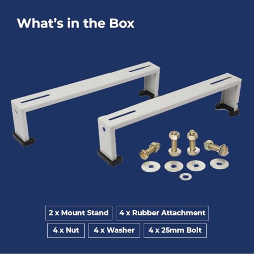 Image of Lifelong Floor Mount AC Stand for Split Air Conditioner Outdoor Unit | Heavy Duty Steel Compressor Support Frame | Rust Resistant Outdoor AC Base Stand | Stable Load Bearing Platform for Home & Office