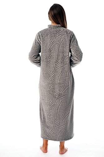 Image of Just Love Plush Zipper Lounger Solid Robe