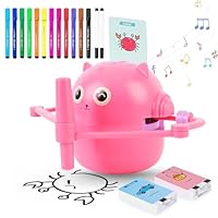 Robot à Dessin Pour Enfants Avec 100 Cartes Montessori Pour Enfants Cadeau