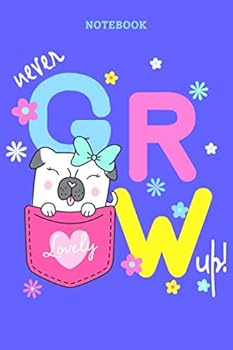 Notebook : Cute Pug Dog in Pocket Blank Lined Journal to Write in for Notes, Ideas, Diary, to-Do Lists, Notepad - Pug Gifts for Pug Lovers and Pug Owner and Pug Lovers - Best Gifts for Women, Men, Tee