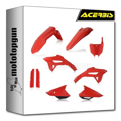 Kit cache carenage original Acerbis 0024559.553 Honda CRF 450 R sur piste de motocross Mototopgun