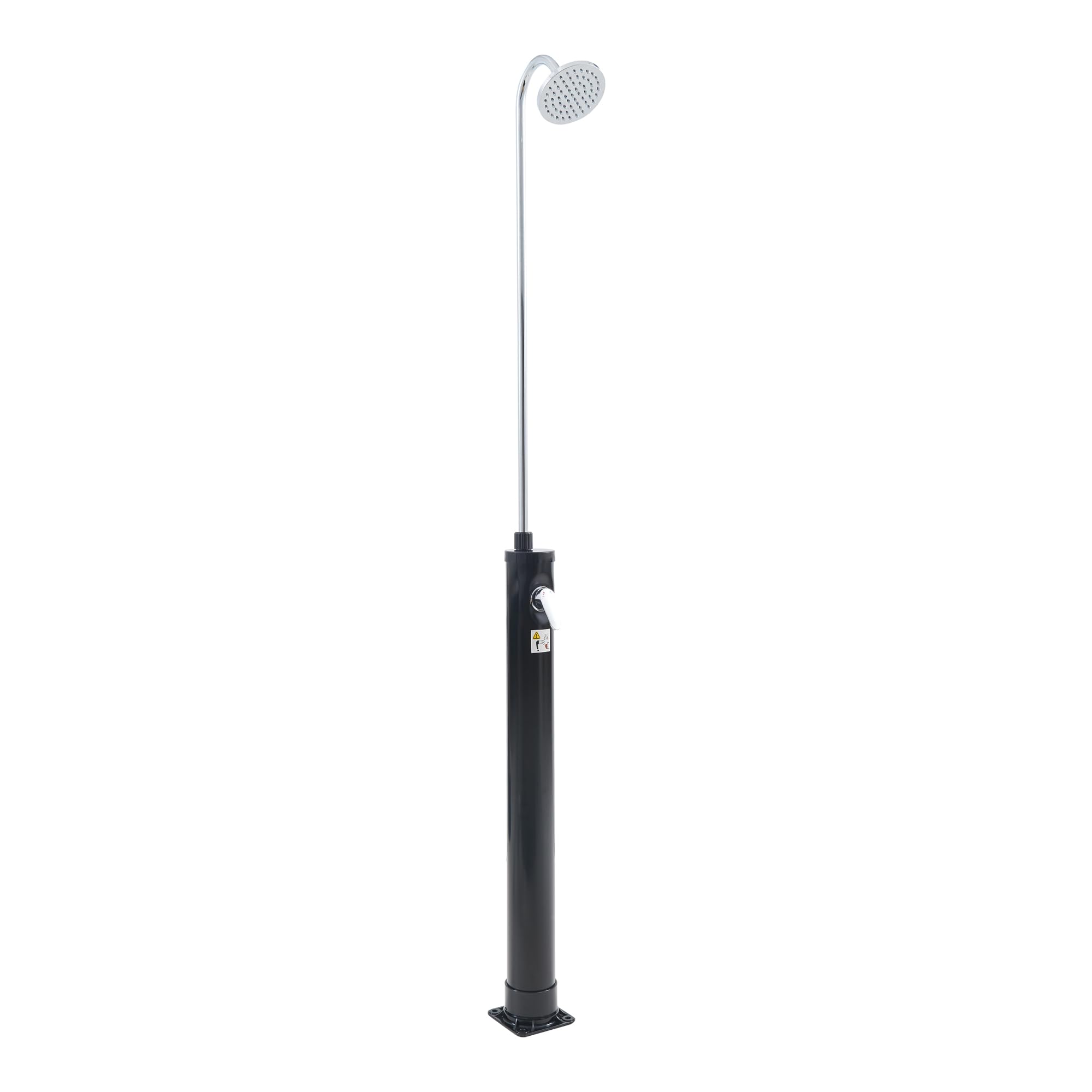 casa.pro Douche Solaire de Jardin Extérieure Réservoir d'Eau 9 L avec Pommeau de Douche Pivotant Température Réglable Max. 60°C sans Raccordement Électrique Économie d'Énergie Résistant Jardin Piscine