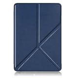 Funda para Kobo Nia-N306, carcasa ligera inteligente, adecuada para Kobo Nia-N306 con diseño de encendido y apagado automático (azul oscuro)
