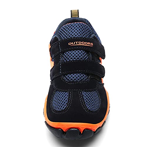 WUIWUIYU Kids' Boys' Girls' Outdoor Casual Walking School Sneakers Strap Athletic Running Shoes4