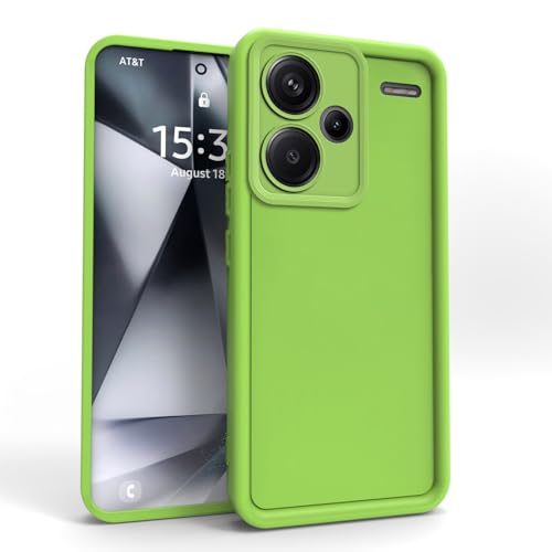 PanXCase Funda para Xiaomi Redmi Note 13 Pro Plus 5G / 13 Pro+ 5G - Carcasa Silicona Delgada Suave Ligera Elegante Diseño, Protección Cámara Antichoque Antiarañazos Cover (Verde)