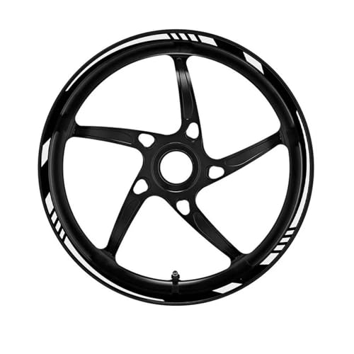 Felgen Aufkleber Reflektierende Felgenaufkleber Für Motorräder Passend Für Aprilia RS125 Für Tuono RS 125, 660, RS660, GPR150 GPR 150 Motorrad Dekor Felgenaufkleber(Farbe 8)