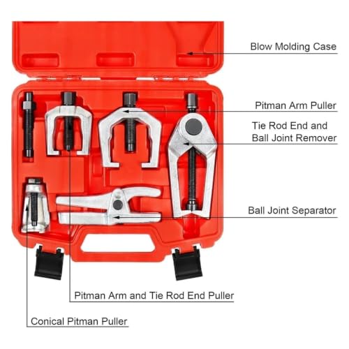 Kit outils service avant pour rotule et bras Pitman d'automobile - 6