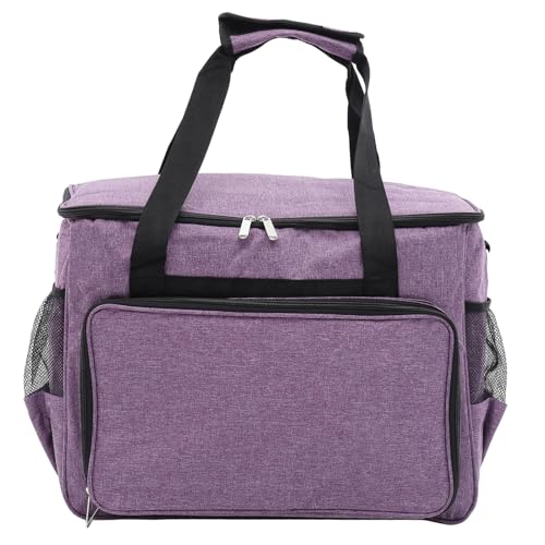 HOODANCOS Sewing Bag Multi-grid Storage Pouch for Travel Sewing Machines Oxford Cloth