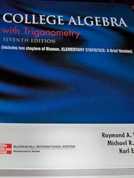 College Algebra with Trigonometry International Editon