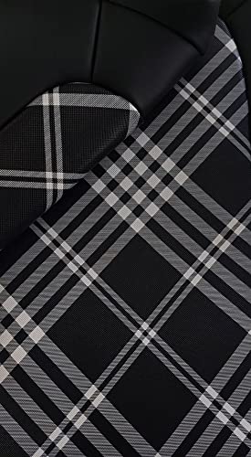 TOPCAR ATHENS || Due coprisedili per auto | Coprisedili in ecopelle (retro sintetico), compatibili con Smart 450/451/452 | Colore nero - Collezione "Design di lusso " (451)