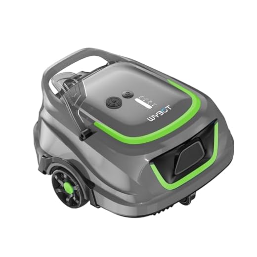 (2026 Upgraded) WYBOT A1 Pool Vacuum for Above Ground Pool, Automatic Cordless Robotic Pool Cleaner with 120 Mins, Double Filters, LED Indicator, 2.5H Charging, Ideal for Plat Pools