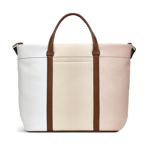 Image of RADLEY London Rivington Colourblock Women's Leather Ziptop Satchel Bag