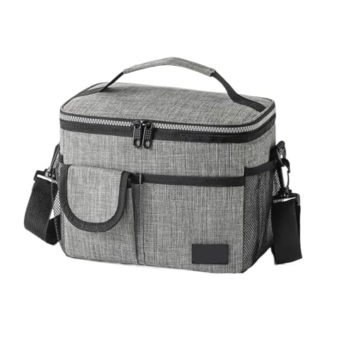 Sac isotherme repas de 9L en tissu Oxford givré pour préserver le frais