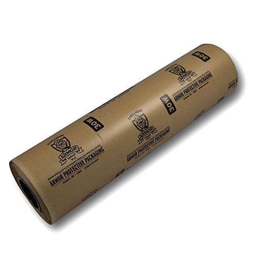 Armor Protective Packaging A30W36200 VCI Paper Wax Coated Prevents Rust, Corrosion On Ferrous and Non-Ferrous Metal, 36" X 200 yd