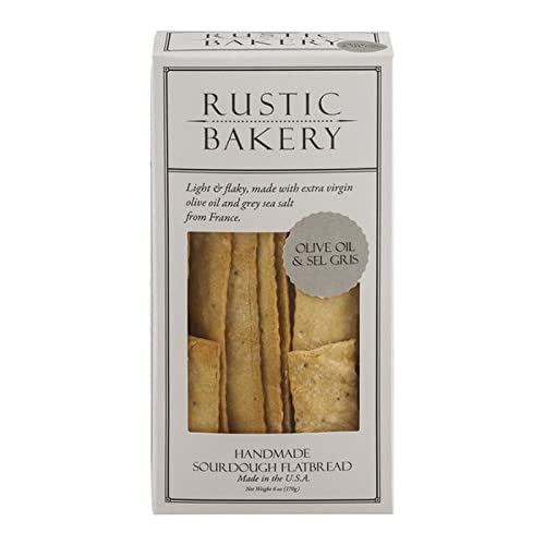 Rustic Bakery, Crackers Olive Oil, 6 Ounce Everything Else
