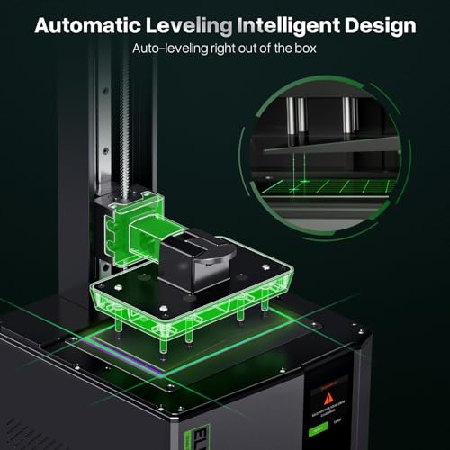Image of ELEGOO Mars 5 MSLA Resin 3D Printer, Smart Mechanical Sensor | Intelligent Automatic Leveling, COB Light Source, 6.6-inch Mono 4K LCD Screen, Large Printing Size 143.43 x 89.6 x 150 mm