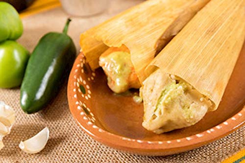 Chilito's Express Llc,2 Dozen "NO MEAT" Cream Cheese Jalapeno Tamales 24oz each Hand Wrapped on Corn Husks (Two Dozen Frozen)