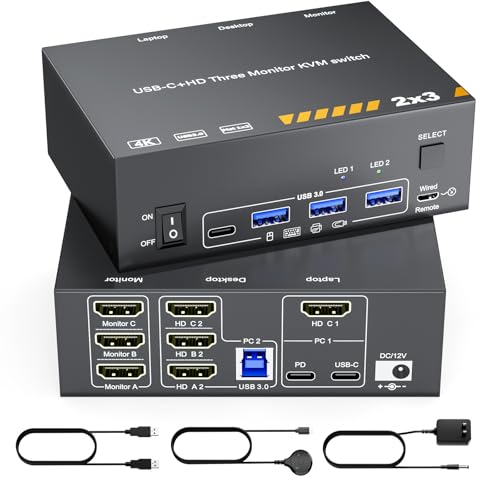 kvm switches laptop