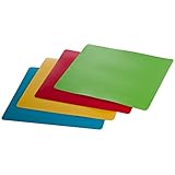 PrepWorks Chopping Mats, 4-Piece Set, Multi-Color, Flexible Cutting Mats for Food Prep and Easy Cleaning