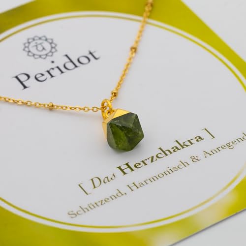 Collier chakra ajustable en acier inoxydable anti-allergie or - 2