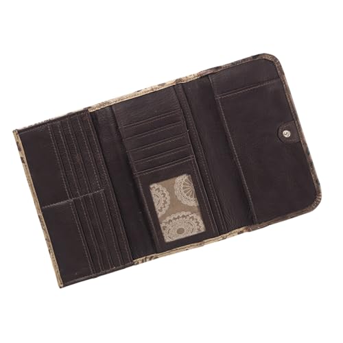 American West Leather Ladies' Annie's Secret Tri-Fold Wallet4