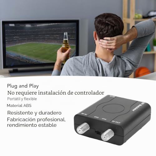 Miniatura 2 de Modulador Hdmi A Rf, Disponible Sólo En Las Américas Hdm61 Interfaz Multimedia Hd A Modulador Rf Compatible Con Formato Ntsc Salida 1080p Pll Control De Frecuencia