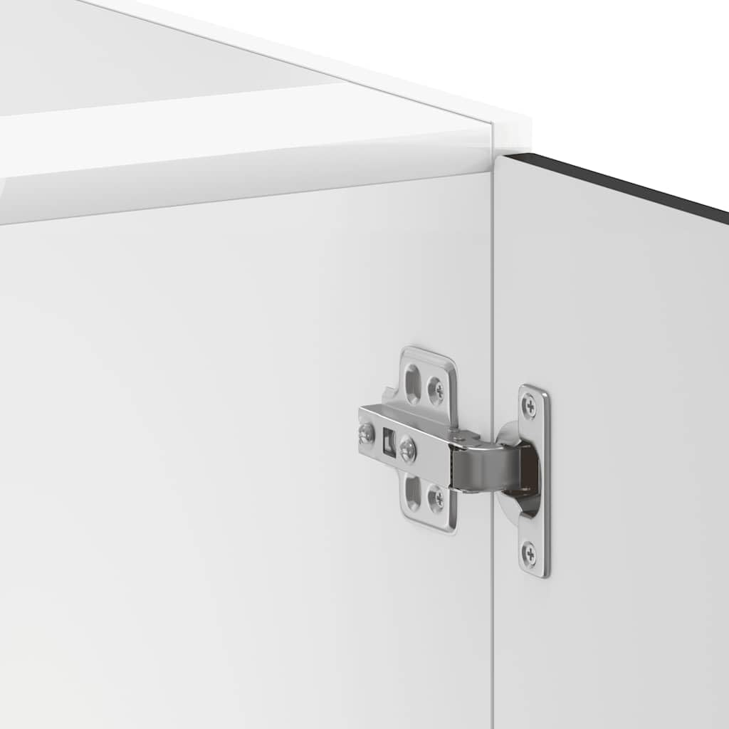 vidaXL Mobile Base Lavello Lucca Nero in Legno Multistrato, Mobile Base Cucina, lavello Cucina Mobile Base, lavello Base, Mobile Base lavello Cucina