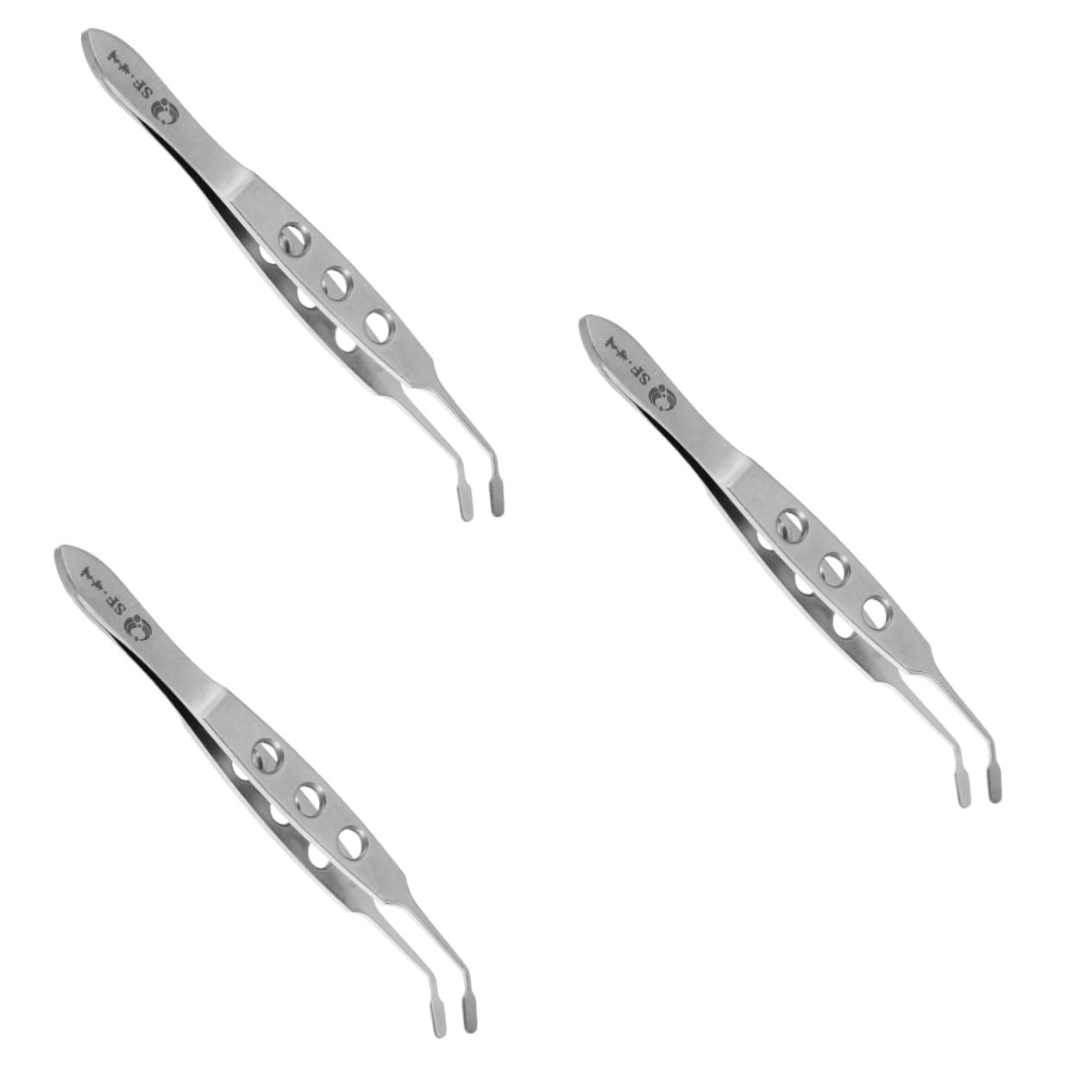 FOMIYES Pcs Titanium Alloy Professional Gland Expressor Stainless Steel Eyelid Forceps Eye Tweezers
