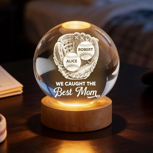 Lámpara de Mesa de Noche con Bola de Cristal LED Personalizada miniatura 6