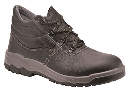 Portwest Bota Steelite Kumo S3, Tamaño: 48, Color: Negro, FW23BKR48