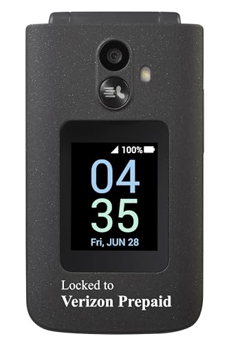 Verizon Prepaid TCL Go Flip 7 (T435S), 4G LTE Flip...