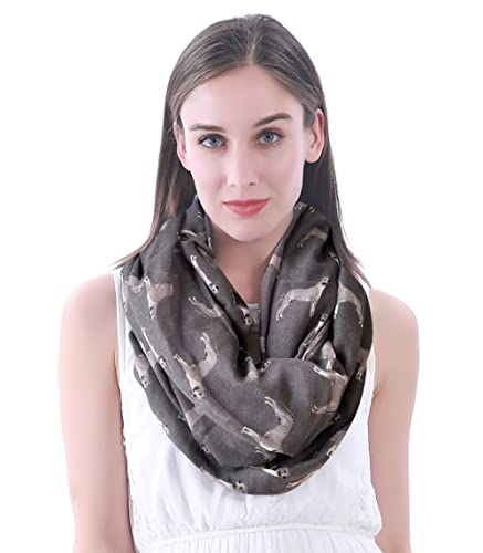 American Staffordshire Terrier Dog Print Women's Infinity Scarf Lightweight