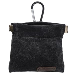 Puppy Training Treat Pouch Dog Treat Pouch Treat Pouches for Pet Training Black Pocket Sized Pet Training Pouch Portable Puppy Dog Training Treat Bag Self Closing Pet Feed Reward for Pet Training