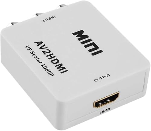 Adaptador Conversor AV RCA para HDMI Escalonamento Hardware Full HD Marca: Outros (Megamix)