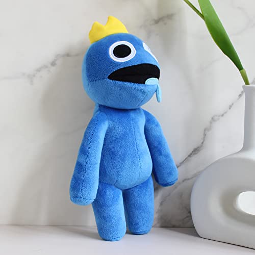 Image of Rainbow Friends Blue Plush Toys, Rainbow Friends Stuffed Animals, Cute Rainbow Friends Plushies Gifts for Kids Halloween Christmas Game Fans