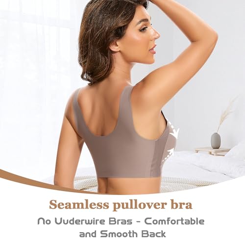 Image of DOCUMO Seamless Back Smoothing Bras for Women