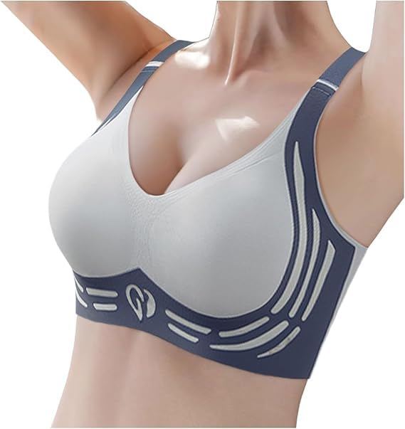 Women's Wireless Push-Up Bra | Soft Lightly Padded Full Coverage Bra | Longline High Support Sports Bra for Workout, Gym & Yoga | Comfortable Everyday Bralette-image-42