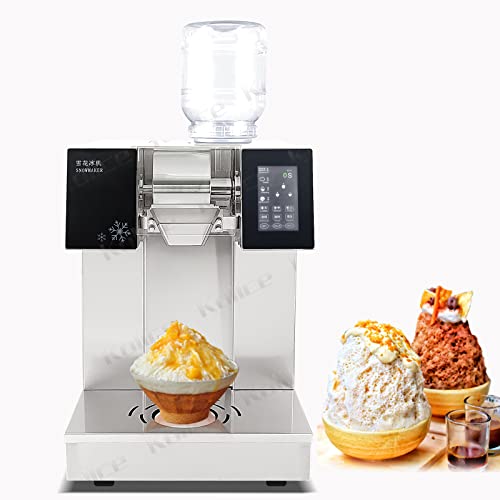 Kolice Commercial Automatically Electric Snow Flake Ice Shaver Machine, Ice Crusher Shaver, Snow Cone Maker Machine, 245kgs/24 Hours Output