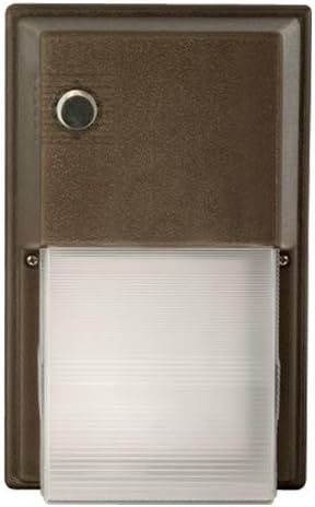NRG-312LU-5K-BZ Perimeter 19W 5000K LED Wallpack, Dark Bronze Finish with Polycarbonate Lens