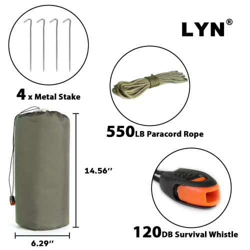 LYN Carpa de Supervivencia Emergencia Reutilizable Extra Grande miniatura 2