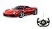 Produktbild JAMARA 405132 Ferrari 488 GTB 1:14 rot 27MHz-RC Auto, offiziell lizenziert, bis 1 Std Fahrzeit, ca. 9 Km/h, perfekt nachgebildete Details, detaillierter Innenraum, hochwertige Verarbeitung, LED