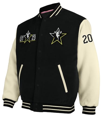 NBA Teams Men's Varsity Jacket with Chenille Applique