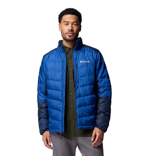 Columbia Mens Labyrinth Loop II Jacket, Mountain Blue/Collegiate Navy, X-Large
