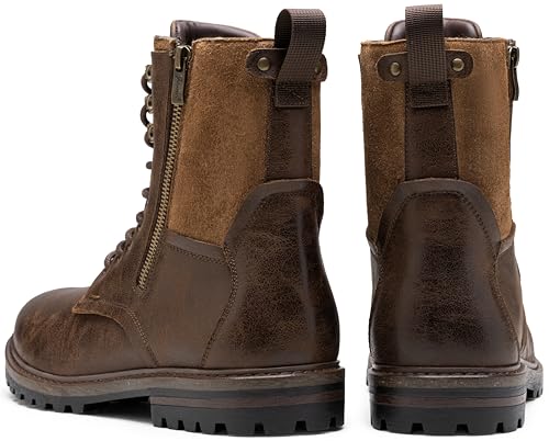Image of JOUSEN Boots for Men Leather Casual Dress Shoes combat Boots men