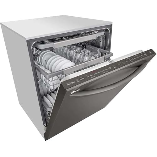 LG-Top-Control-Smart-Wi-Fi-Enabled-Dishwasher-with-QuadWash-and-TrueSteam-24-Built-in-15-Place-Settings-SenseClean-Wash-System-3-Wash-Arms-42-dB-Smart-Connect-Digital-Inverter-Motor