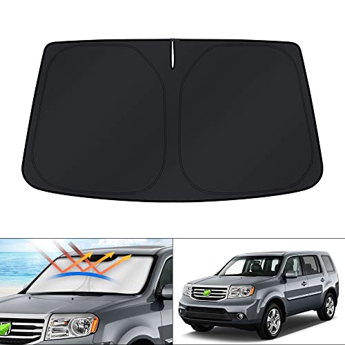 KUST Windshield Sun Shade for Honda Pilot SUV 2009-2015 Accessories Window Sunshade Sun Visor...