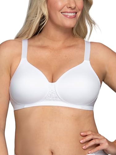 Vanity Fair Damen Beauty Back Full Wirefree Bra 71380 BH, Vollständige Figur-Weiß, 85DD