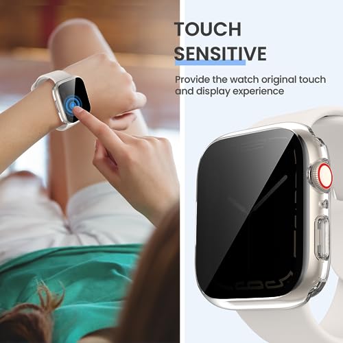 Protection de confidentialité Apple Watch 44 mm : coque étanche premium - 6