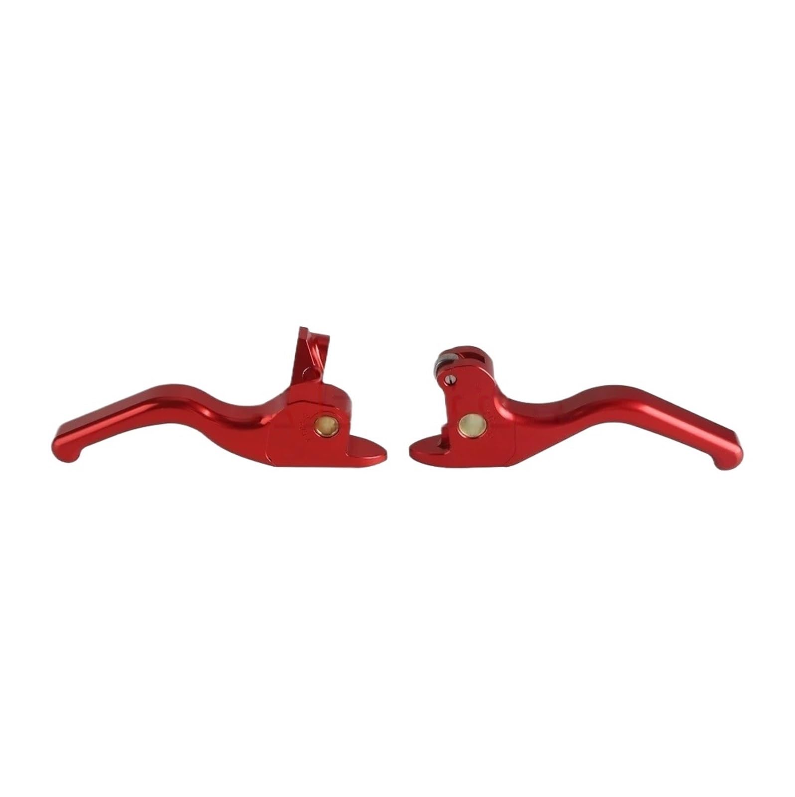 Abdktmnx 3-Finger Red Motorcycle Aluminum Accessories Clutch Brake Handle Drum Lever For Ha&Rley Touring Flhtcu/I Flhtcul Flhtkl Flhtk Fltrxs Fltrx Handlebar Clutchs Brakes Levers