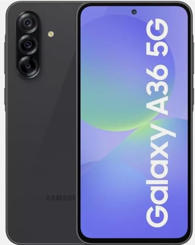 Image of Samsung Galaxy A36 5G Ai (for Tmobile Mint Tello & Global) (128GB + 8GB) NFC Version Latina Unlocked SM-A366E /DS 6.6 inch 120Hz 50MP Triple (Awesome Black SM-A366EZKDTPA)